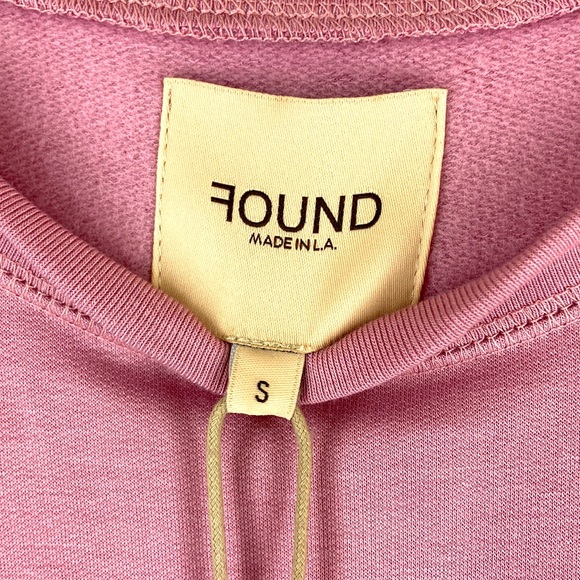 U Deep Rose High Low Sweatshirt Size S NWT - Picture 3 of 6